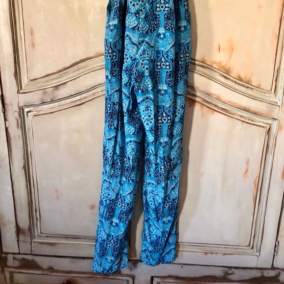 Blue Paisley Jumpsuit Jumper from Anthropologie. Dil brand. XS. Belted. - Picture 11 of 16
